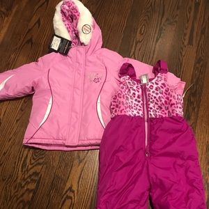 NWT Snow bib with matching jacket